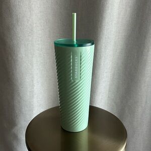 NWT Starbucks Limited Edition Mint Green Swirl Tumbler